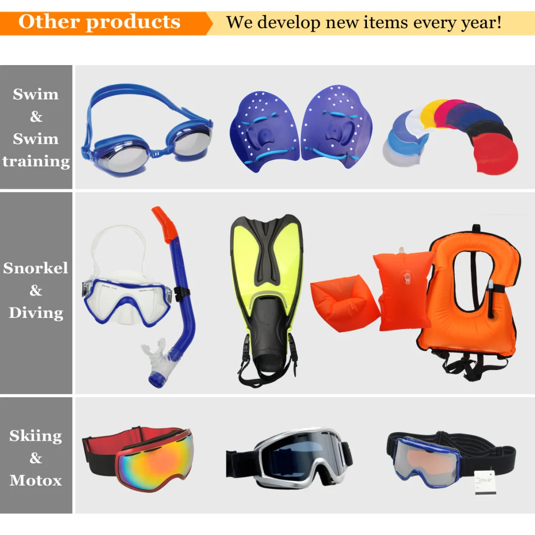 Reanson Custom Anti Fog UV Protection Quick Adjust Swimming Goggles