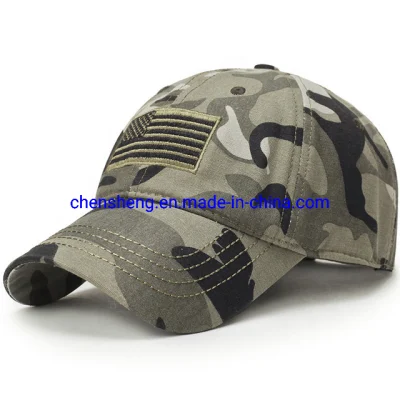 Neue Männer USA Flagge Camouflage Baseball Armee Stickerei Baumwolle Taktische Snapback Papa Hut Männlich Sommer Sport Amerika Trucker Cap