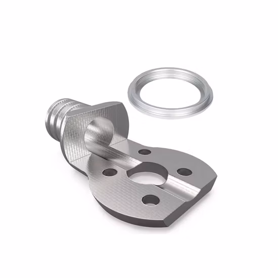 Fabrikpreis CNC-Drehservice Aluminium-Kunststoff-Bearbeitungsteil LED-Zubehör für taktische Taschenlampen