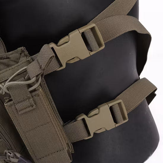 Molle Multicam Taktische Weste mit mehreren Taschen, taktische Recon-Brustweste mit Magazintaschen