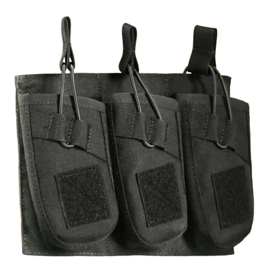 1050d Nylon Chaleco Tactical Triple Mag Pouch 7,62 Molle Pouch Weste Zubehör in Range Green