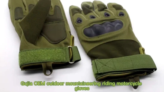 Großhandel volle halbe Finger schwarz Sicherheit Sport Motorrad Handschuh Mil-Spec Combat taktische Handschuhe